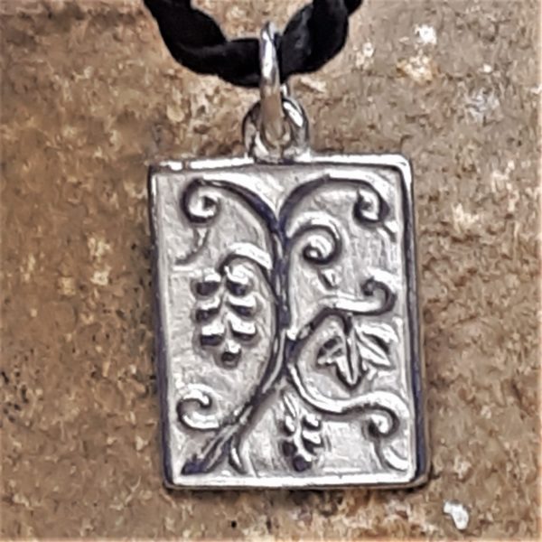 Médaille cep de vigne de st Guilhem du désert argent